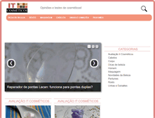 Tablet Screenshot of itcosmeticos.com.br